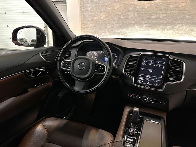 Volvo XC90 2.0 T8 AWD Recharge | 360 View | ACC | Pilot-Assist | Full-LED | Keyless-Entry | Leder | Memory | Stuurverwarming | Stoelverwarming | Zwarte Hemel | Zonwering | Getint Glas | Standkachel | Carplay |