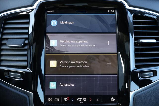 Volvo XC90 T8 Recharge AWD Ultimate Dark - LONG RANGE - Luchtvering - Panorama/schuifdak - IntelliSafe Assist & Surround - 360º Camera - Bowers & Wilkins audio - Verwarmde voorstoelen, stuur & achterbank - Parkeersensoren voor & achter - Elektr. bedienb. voorstoelen