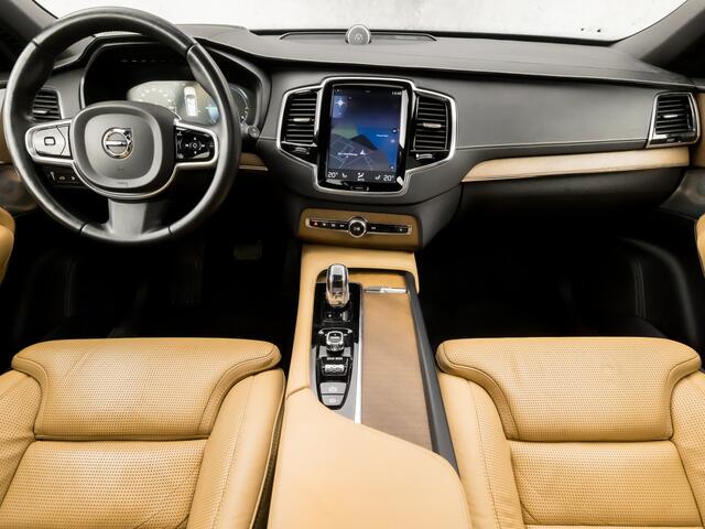 Volvo XC90 2.0 T8 Twin Engine AWD Inscription 7 Persoons 408Pk Automaat (PANORAMADAK, LUCHTVERING, APPLE CARPLAY, BOWERS&WILKINS, MEMORY SEATS, COGNAC LEDER, HEAD-UP DISPLAY, KEYLESS, GETINT GLAS, 360 CAMERA, ZWART HEMEL, NIEUWSTAAT)