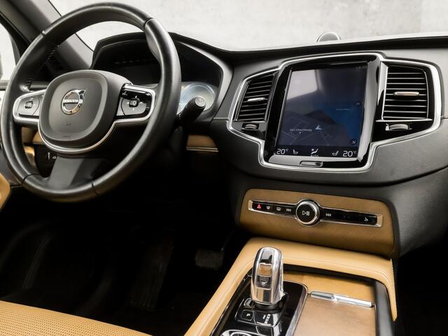 Volvo XC90 2.0 T8 Twin Engine AWD Inscription 7 Persoons 408Pk Automaat (PANORAMADAK, LUCHTVERING, APPLE CARPLAY, BOWERS&WILKINS, MEMORY SEATS, COGNAC LEDER, HEAD-UP DISPLAY, KEYLESS, GETINT GLAS, 360 CAMERA, ZWART HEMEL, NIEUWSTAAT)