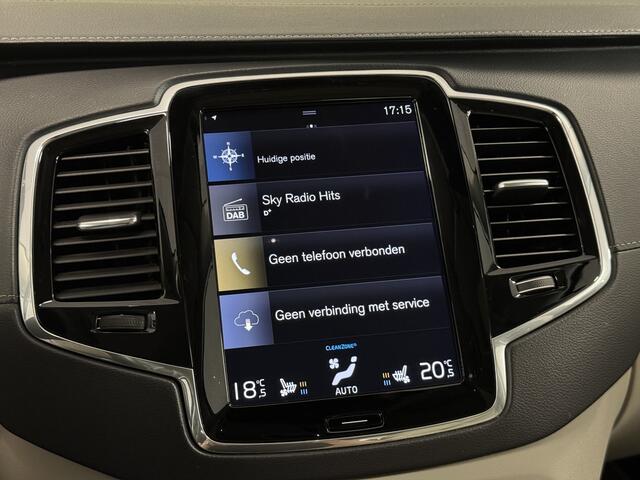 Volvo XC90 2.0 T8 Twin Engine AWD Inscription | Luchtvering | Panoramadak | Head-Up Display | Stoelverwarming / Verkoeling | Harman Kardon | Elektrische Stoelen + Geheugenfunctie | Apple Carplay
