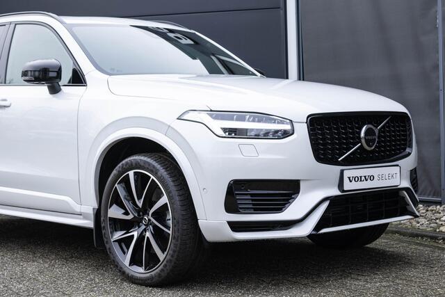 Volvo XC90 T8 Automaat Recharge AWD Ultimate Dark | Elektrisch bedienbaar glazen panoramisch schuif-/kanteldak | Luchtvering met Four-C settings | Trekhaak semi elektrisch inklapbaar | Adaptieve Cruise Control met Pilot Assist | BLIS dodehoekdetectie | 360 graden ro