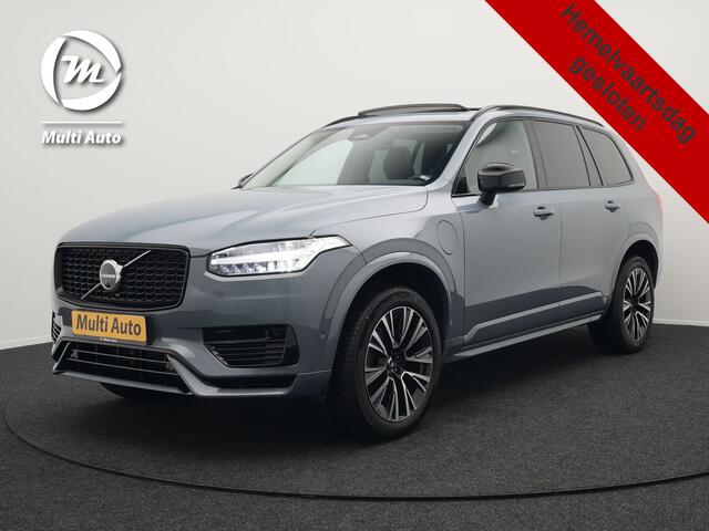 Volvo XC90 T8 Recharge AWD Plus Dark 456pk Plug In Hybrid Long Range PHEV | Panodak | Adaptive Cruise | Luxe Lederen Sportstoelen Memory & Ventilatie | 360 Camera | Harman Kardon | Google Maps | Keyless |