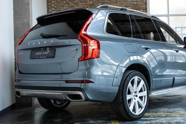 Volvo XC90 D5 Automaat AWD Momentum | Dealeronderhouden | Bowers & Wilkins premium audio | Luchtvering | Stoelverwarming | Stuurwielverwarming | Parkeerverwarming | 360° parkeercamera | Adaptive cruise control | Exterieur styling kit | 20" Lichtmetalen velgen |