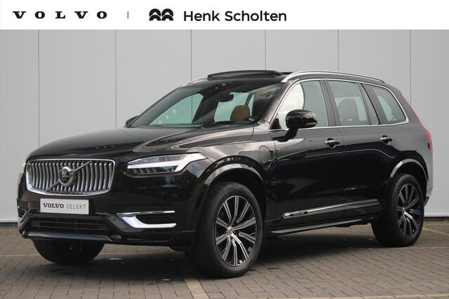 Volvo XC90 T8 390PK Recharge AWD Inscription | Adaptive Cruise & Pilot Assist | 360 Camera | Nappa Leder incl. ventilatie | Verwarmbare Voorstoelen/2e Zitrij & Verwarmbaar Stuur | Premium Harman/Kardon Audio | Semi elektr. Trekhaak |