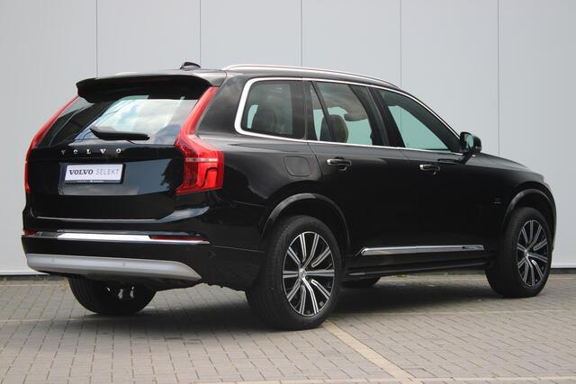 Volvo XC90 T8 390PK Recharge AWD Inscription | Adaptive Cruise & Pilot Assist | 360 Camera | Nappa Leder incl. ventilatie | Verwarmbare Voorstoelen/2e Zitrij & Verwarmbaar Stuur | Premium Harman/Kardon Audio | Semi elektr. Trekhaak |