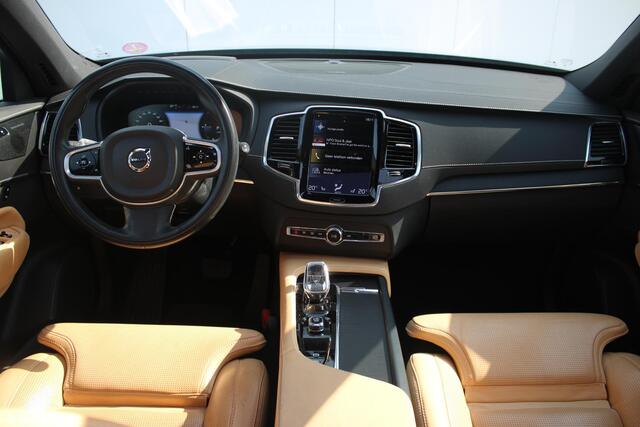 Volvo XC90 T8 390PK Recharge AWD Inscription | Adaptive Cruise & Pilot Assist | 360 Camera | Nappa Leder incl. ventilatie | Verwarmbare Voorstoelen/2e Zitrij & Verwarmbaar Stuur | Premium Harman/Kardon Audio | Semi elektr. Trekhaak |