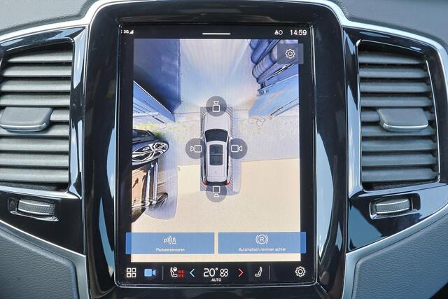 Volvo XC90 T8 Recharge AWD Ultimate Dark - LONG RANGE - Luchtvering - Panorama/schuifdak - 360º Camera - Bowers & Wilkins audio - IntelliSafe Assist & Surround - 360º Camera - Adaptieve LED koplampen - Verwarmde voorstoelen, stuur & achterbank - Parkeersensoren voor