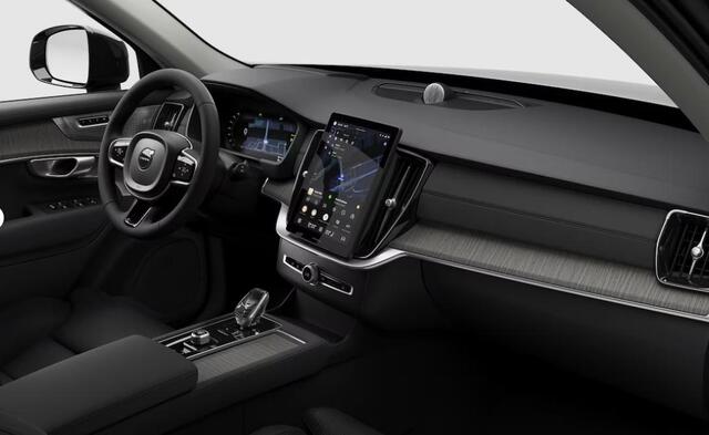 Volvo XC90 2.0 T8 Plug-in hybrid AWD Ultra Dark | Luchtvering | Panoramadak | Stoel-/Stuurverwarming | Massagestoelen | 360° parkeercamera | Head-Up Display | LED Matrix koplampen | Adaptieve Cruise Control |