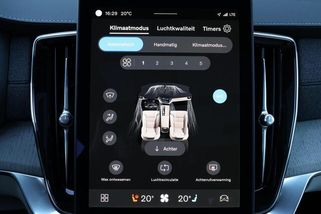 Volvo XC90 T8 Recharge AWD Ultra Bright - FACELIFT - LONG RANGE - Luchtvering - Panorama/schuifdak - IntelliSafe Assist & Surround - 360º Camera - Bowers & Wilkins audio - Verwarmde voorstoelen, stuur & achterbank - Parkeersensoren voor & achter - Elektr. bedienb. v