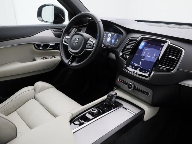 Volvo XC90 2.0 T8 Recharge AWD R-Design 7-Pers. | PANO | LUCHTVERING | 360° | ADAPTIVE | H&K | STOEL- EN STUURVERW. | TREKHAAK