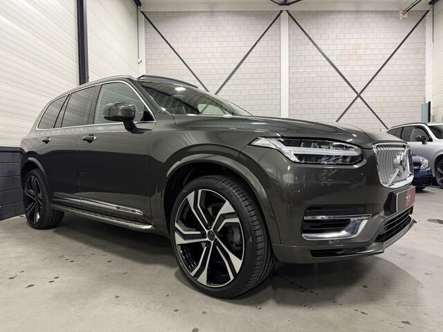 Volvo XC90 T8 Recharge AWD PINE-GREY PANO/BOWERS&WILKINS/22"/TREKHAAK/360CAMERA/MEMORY/ACC/PILOT-ASSIST/ZWART LEER-SPORT/PRIVACY/VOLLEDIG VOLVO DEALER HISTORIE