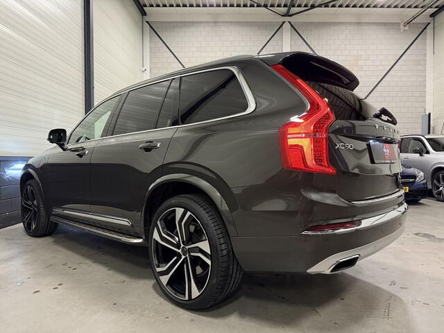 Volvo XC90 T8 Recharge AWD PINE-GREY PANO/BOWERS&WILKINS/22"/TREKHAAK/360CAMERA/MEMORY/ACC/PILOT-ASSIST/ZWART LEER-SPORT/PRIVACY/VOLLEDIG VOLVO DEALER HISTORIE