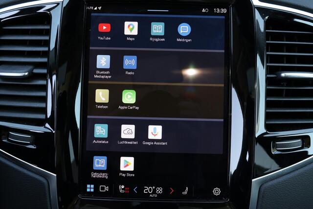 Volvo XC90 T8 Recharge AWD Ultimate Dark - Luchtvering - Panorama/schuifdak - IntelliSafe Assist & Surround - 360º Camera - Verwarmde voorstoelen, stuur & achterbank - Parkeersensoren voor & achter - Elektr. bedienb. voorstoelen met geheugen - Head up display - Draa