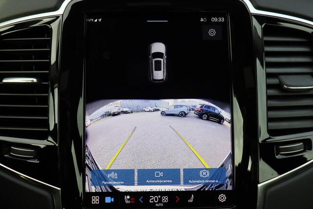 Volvo XC90 T8 Recharge AWD Ultimate Bright - LONG RANGE - Panorama/schuifdak - IntelliSafe Assist & Surround - Parkeercamera achter - Verwarmde voorstoelen, stuur & achterbank - Parkeersensoren voor & achter - Elektr. bedienb. voorstoelen met geheugen - Draadloze te