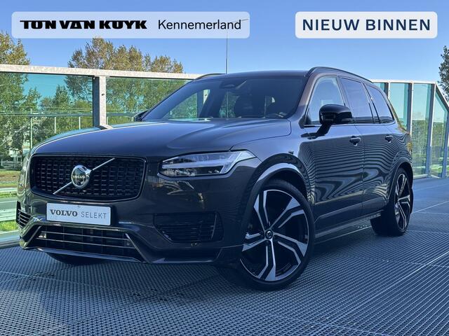 Volvo XC90 2.0 T8 Recharge AWD Ultra Dark / Trekhaak / Pano. dak / Luchtvering / Head-up display / Bowers & Wilkins / 22" velgen / Elek. verstelbare stoelen / Stoelen voor + achter en stuur verwarmd /