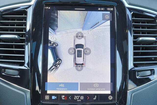 Volvo XC90 T8 Recharge AWD Ultra Dark - Luchtvering - Panorama/schuifdak - IntelliSafe Assist & Surround - 360º Camera - Bowers & Wilkins audio - Adaptieve LED koplampen - Verwarmde voorstoelen, stuur & achterbank - Parkeersensoren voor & achter - Elektr. bedienb. v