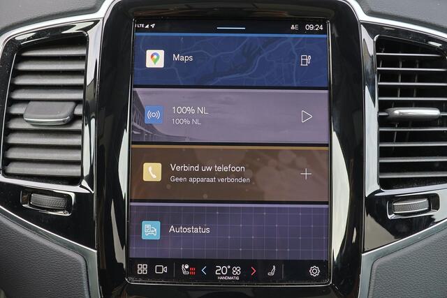 Volvo XC90 T8 Recharge AWD Plus Bright - LONG RANGE - Panorama/schuifdak - IntelliSafe Assist & Surround - 360º Camera - Harman/Kardon audio - Adaptieve LED koplampen - Verwarmde voorstoelen, stuur & achterbank - Parkeersensoren voor & achter - Elektr. bedienb. voor