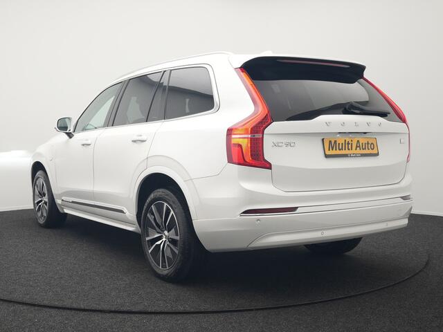 Volvo XC90 T8 Recharge AWD Core Bright Plug In Hybrid 456pk 7-Persoons Dealer O.H PHEV | Trekhaak Af Fabriek | Adaptive Cruise | Camera | Lederen Sportstoelen Memory & Verwarmd | Google Assistent | Apple Carplay | Stuur Verwarmd | Virtual | Blis | Navigatie | DAB |