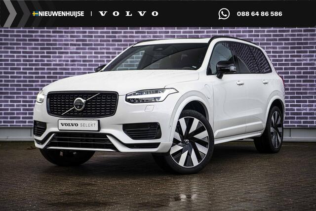 Volvo XC90 2.0 T8 Recharge AWD Ultimate Dark | Bowers & Wilkins Audio | Luchtvering | Trekhaak | Sportstoelen | Standkachel | Panoramadak | 360 camera | Head-up display | 4 zone climate control | Google Maps navigatie | Gelamineerd zijruiten | Nubuck hemelbekleding 