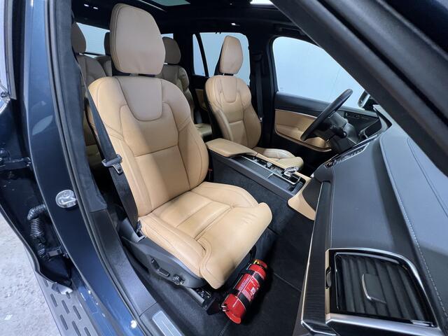Volvo XC90 2.0 T8 Recharge AWD Ultimate Bright | Navigatie/Apple/Android Auto | LM Velgen 20" | Voorstoelen Voor Verwarmd/Geventileerd |