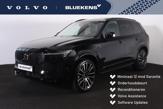 Volvo XC90 T8 Recharge AWD Ultra Dark - Luchtvering - Panorama/schuifdak - IntelliSafe Assist & Surround - 360º Camera - Bowers & Wilkins audio - Verwarmde voorstoelen, stuur & achterbank - Parkeersensoren voor & achter - Elektr. bedienb. voorstoelen met geheugen - 