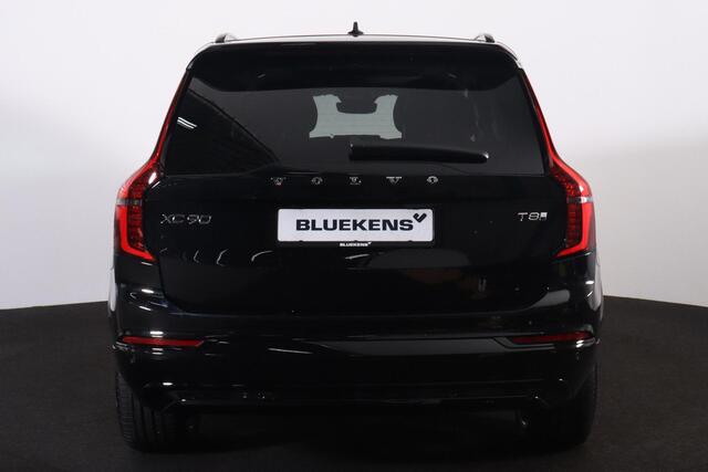 Volvo XC90 T8 Recharge AWD Ultra Dark - Luchtvering - Panorama/schuifdak - IntelliSafe Assist & Surround - 360º Camera - Bowers & Wilkins audio - Verwarmde voorstoelen, stuur & achterbank - Parkeersensoren voor & achter - Elektr. bedienb. voorstoelen met geheugen - 
