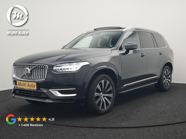 Volvo XC90 T8 Twin Engine AWD Inscription 7 Persoons Plug In Hybrid Dealer O.H PHEV | Panodak | Adaptive Cruise | Luxe Lederen Comfortzetels Massage & Ventilatie | Head Up | 360 Camera | Harman Kardon | Blis | Apple Carplay | Navigatie |