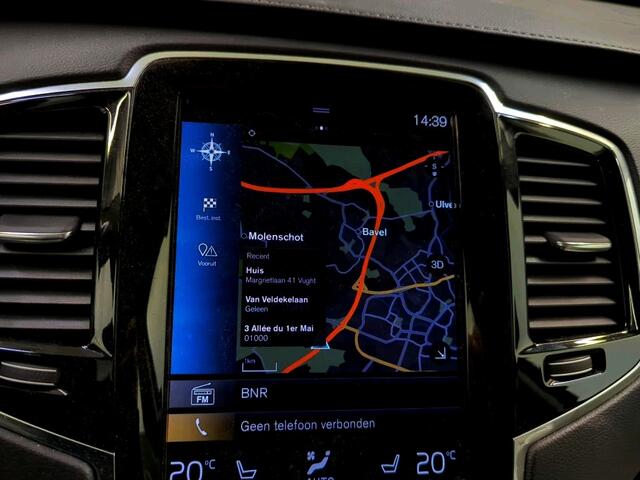 Volvo XC90 2.0 T8 Recharge AWD 287kW/390pk Aut8 Inscription Exclusive 7p LUCHTVERING + PANORAMADAK + PILOT ASSIST + STOELMASSAGE + HARMAN & KARDON + BLIS + STOELVERWARMING&-VENTILATIE + 360 CAMERA + KEYLESS + HEAD-UP + PARKSENSOREN + 21" LM-VELGEN!!