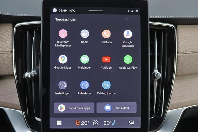 Volvo XC90 T8 Recharge AWD Ultra Dark - Luchtvering - Panorama/schuifdak - IntelliSafe Assist & Surround - 360º Camera - Bowers & Wilkins audio - Adaptieve LED koplampen - Verwarmde voorstoelen, stuur & achterbank - Parkeersensoren voor & achter - Elektr. bedienb. v