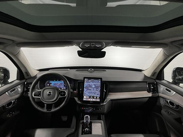 Volvo XC90 2.0 T8 Plug-in hybrid AWD Ultra Dark Luchtvering | Massage | Bowers & Wilkins | Trekhaak | Adapt. Cruise | Stoelventilatie | 22" wielen | 360 camera | Head-up
