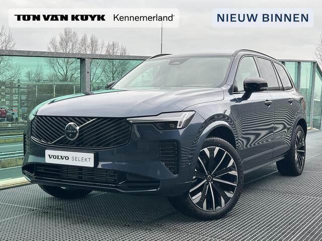 Volvo XC90 2.0 T8 Plug-in hybrid AWD Plus Dark / Luchtvering / Pano. dak / Head-up display / Bowers & Wilkins / 360 camera / Elek. verstelbare stoelen / Voor+achter+stuur verwarmd / Keyless /