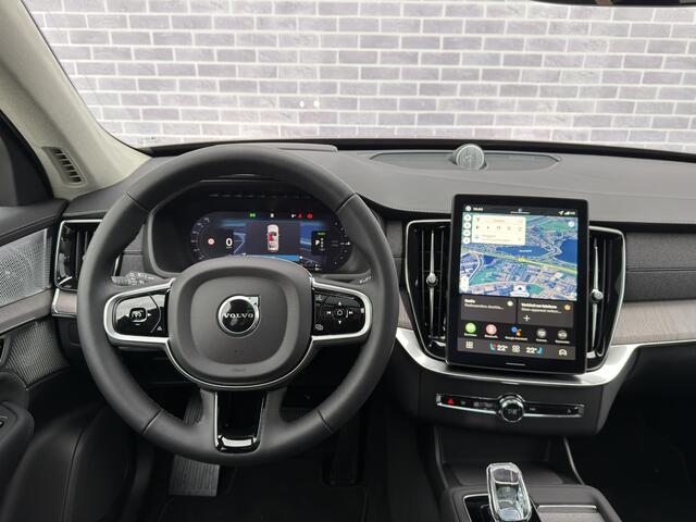 Volvo XC90 2.0 T8 Plug-in hybrid AWD Ultra Dark | Adaptieve Cruise Control | Luchtvering | Trekhaak | Panoramadak | Bowers & Wilkins Audio | Nappa Lederen Bekleding | Stoel-/Stuurverwarming | 360 Parkeercamera | 22" Velgen |