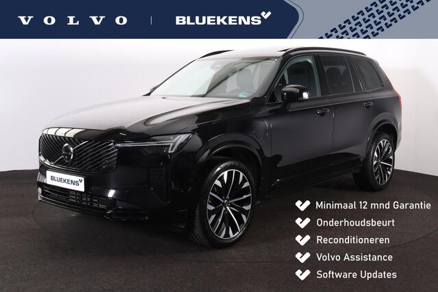 Volvo XC90 T8 Recharge AWD Ultra Dark - Panorama/schuifdak - IntelliSafe Assist & Surround - 360º Camera - Harman/Kardon audio - Adaptieve LED koplampen - Verwarmde voorstoelen, stuur & achterbank - Parkeersensoren voor & achter - Elektr. bedienb. voorstoelen met ge