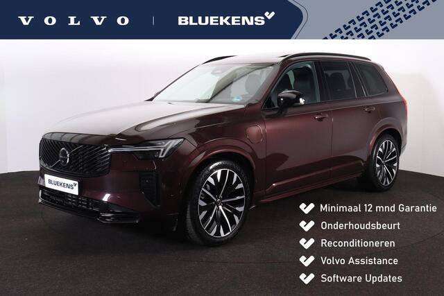 Volvo XC90 T8 Recharge AWD Ultra Dark - Luchtvering - Panorama/schuifdak - IntelliSafe Assist & Surround - 360º Camera - Bowers & Wilkins audio - Adaptieve LED koplampen - Verwarmde voorstoelen, stuur & achterbank - Parkeersensoren voor & achter - Elektr. bedienb. v