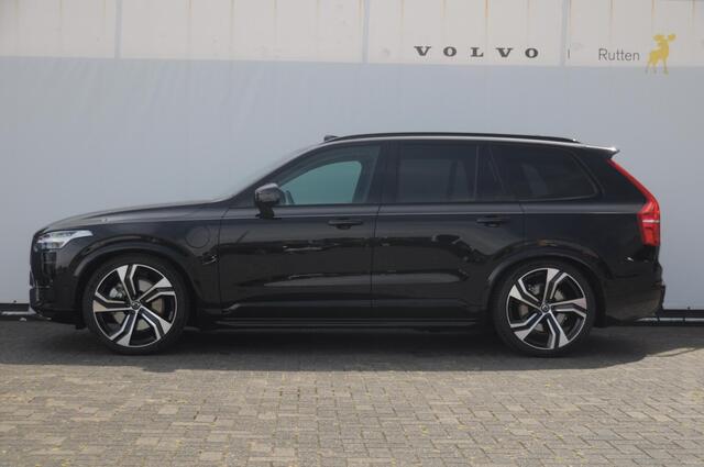 Volvo XC90 T8 455PK Recharge AWD Ultra Dark Long range / Luchtvering / Bowers & Wilkins/ Polestar Tuning / HEICO verlaging / Trekhaak / Head-up display / Stoelverwarming en ventilatie / Massagestoelen / Memory seats / Adaptive cruise control / 360 Camera /