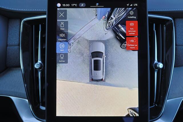 Volvo XC90 T8 Recharge AWD Ultra Dark - Luchtvering - Panorama/schuifdak - IntelliSafe Assist & Surround - 360º Camera - Bowers & Wilkins audio - Adaptieve LED koplampen - Verwarmde voorstoelen, stuur & achterbank - Parkeersensoren voor & achter - Elektr. bedienb. v