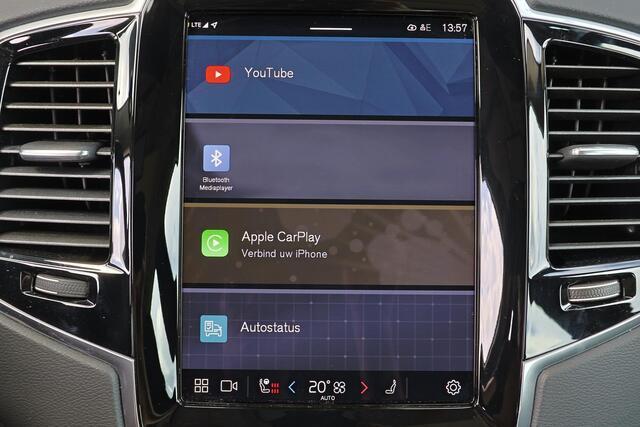 Volvo XC90 T8 Recharge AWD Ultra Bright - Panorama/schuifdak - IntelliSafe Assist & Surround - Harman/Kardon audio - Adaptieve LED koplampen - Parkeercamera achter - Verwarmde voorstoelen, stuur & achterbank - Parkeersensoren voor & achter - Head up display - Elektr