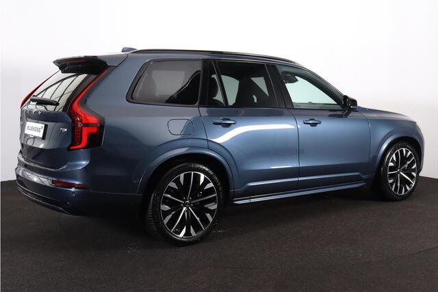 Volvo XC90 T8 Recharge AWD Plus Dark - Luchtvering - Panorama/schuifdak - IntelliSafe Assist & Surround - 360º Camera - Bowers & Wilkins audio - Adaptieve LED koplampen - Verwarmde voorstoelen, stuur & achterbank - Parkeersensoren voor & achter - Elektr. bedienb. vo