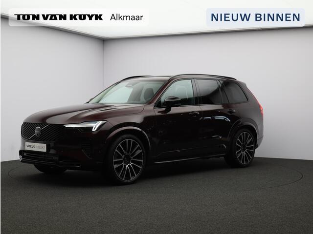 Volvo XC90 T8 455PK Plug-in hybrid AWD Ultra Dark / Facelift / Luchtvering / Head-up Display / 22"/ 360 camera / Pano. dak / Stoel-, stuur- & achterbankverwaming / Elektr. stoelverstelling / BLIS / Matrix Led /