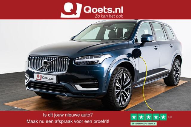 Volvo XC90 2.0 T8 Recharge AWD Ultimate Bright Panoramadak - B&W - Head up - Stoelmassage - Achterbank verwarmd - Zongordijnen - Adaptive Cruise Control - Parkeerverwarming met timer - Visual Park Assist -