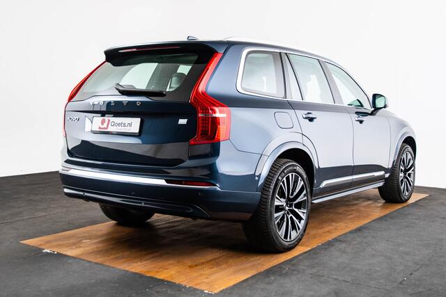 Volvo XC90 2.0 T8 Recharge AWD Ultimate Bright Panoramadak - B&W - Head up - Stoelmassage - Achterbank verwarmd - Zongordijnen - Adaptive Cruise Control - Parkeerverwarming met timer - Visual Park Assist -