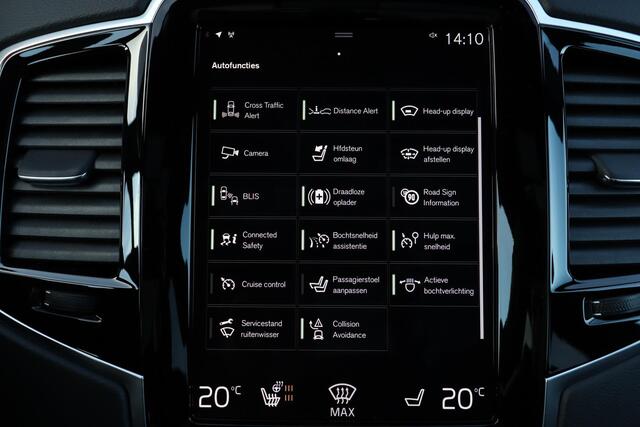 Volvo XC90 T8 Recharge AWD R-Design - Panorama/schuifdak - IntelliSafe Assist & Surround - Harman/Kardon audio - Adaptieve LED koplampen - Elektr. bedienb. voorstoelen met geheugen - Parkeercamera achter - Verwarmde voorstoelen & stuur - Head up display - Climate-Co