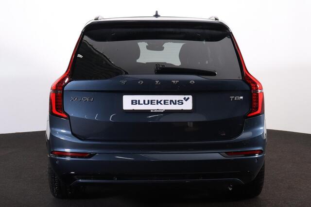 Volvo XC90 T8 Recharge AWD Ultra Dark - Luchtvering - Panorama/schuifdak - IntelliSafe Assist & Surround - 360º Camera - Bowers & Wilkins audio - Adaptieve LED koplampen - Verwarmde voorstoelen, stuur & achterbank - Parkeersensoren voor & achter - Elektr. bedienb. v