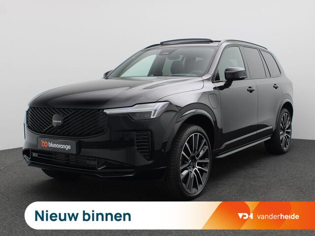 Volvo XC90 2.0 T8 Plug-in hybrid AWD Ultra Black Edition Pano-Schuifdak, Trekhaak, 22" LM Velgen, Bower & Wilkins Audio, Head-Up Display, Stoelverwarming/koeling/massage, Adaptieve Cruise, Side Assist, Navi, Four-C Chassis,