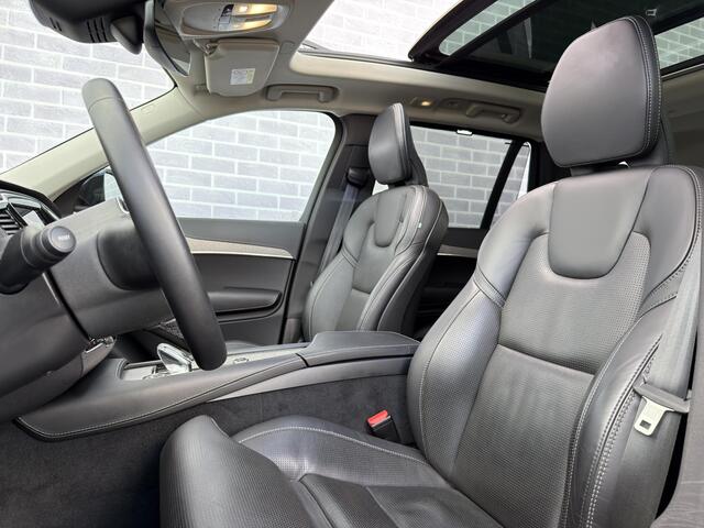 Volvo XC90 Plug-in Hybrid T8 AWD Plus Bright | Long Range | Trekhaak | Panoramadak | Adaptive Cruise Control | Lederen Bekleding | Actieve LED koplampen | Standkachel | Volledig Volvo dealer onderhouden | Getint glas | Voorruitverwarming | 7 zitplaatsen | Achteruitr