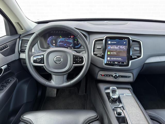 Volvo XC90 Plug-in Hybrid T8 AWD Plus Bright | Long Range | Trekhaak | Panoramadak | Adaptive Cruise Control | Lederen Bekleding | Actieve LED koplampen | Standkachel | Volledig Volvo dealer onderhouden | Getint glas | Voorruitverwarming | 7 zitplaatsen | Achteruitr