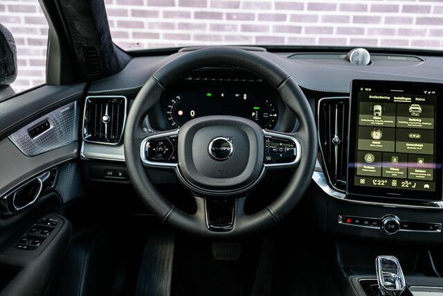 Volvo XC90 T8 Plug-in hybrid AWD Ultra Black Ed. Exec. | Google | Long Range | Ventilatie Voorstoelen | Bowers & Wilkins Audio | Luchtvering | Head-Up Display | Stoel-/Stuurverwarming | Adaptieve Cruise Control | 360 Camera | Massage | Gelamineerde Zijruiten Rondom 