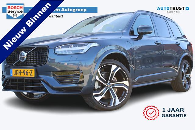 Volvo XC90 2.0 T8 Recharge AWD Ultra Dark | Incl. 12 maanden garantie | 7 persoons | Panorama dak | Massage stoelen | Stoel & Stuur verwarming | Stoelventilatie | Memory seats | Stoelverwarming achter | 360° Camera | Elektrische kofferklep | Bower & Wilkins | Head-