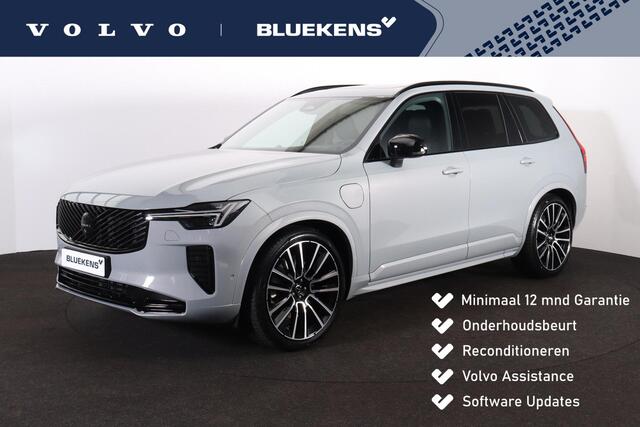 Volvo XC90 T8 Recharge AWD Black Edition Ultra Dark Exec. Ed. - Luchtvering - Panorama/schuifdak - IntelliSafe Assist & Surround - 360º Camera - Bowers & Wilkins audio - Adaptieve LED koplampen - Verwarmde voorstoelen, stuur & achterbank - Parkeersensoren voor & ach